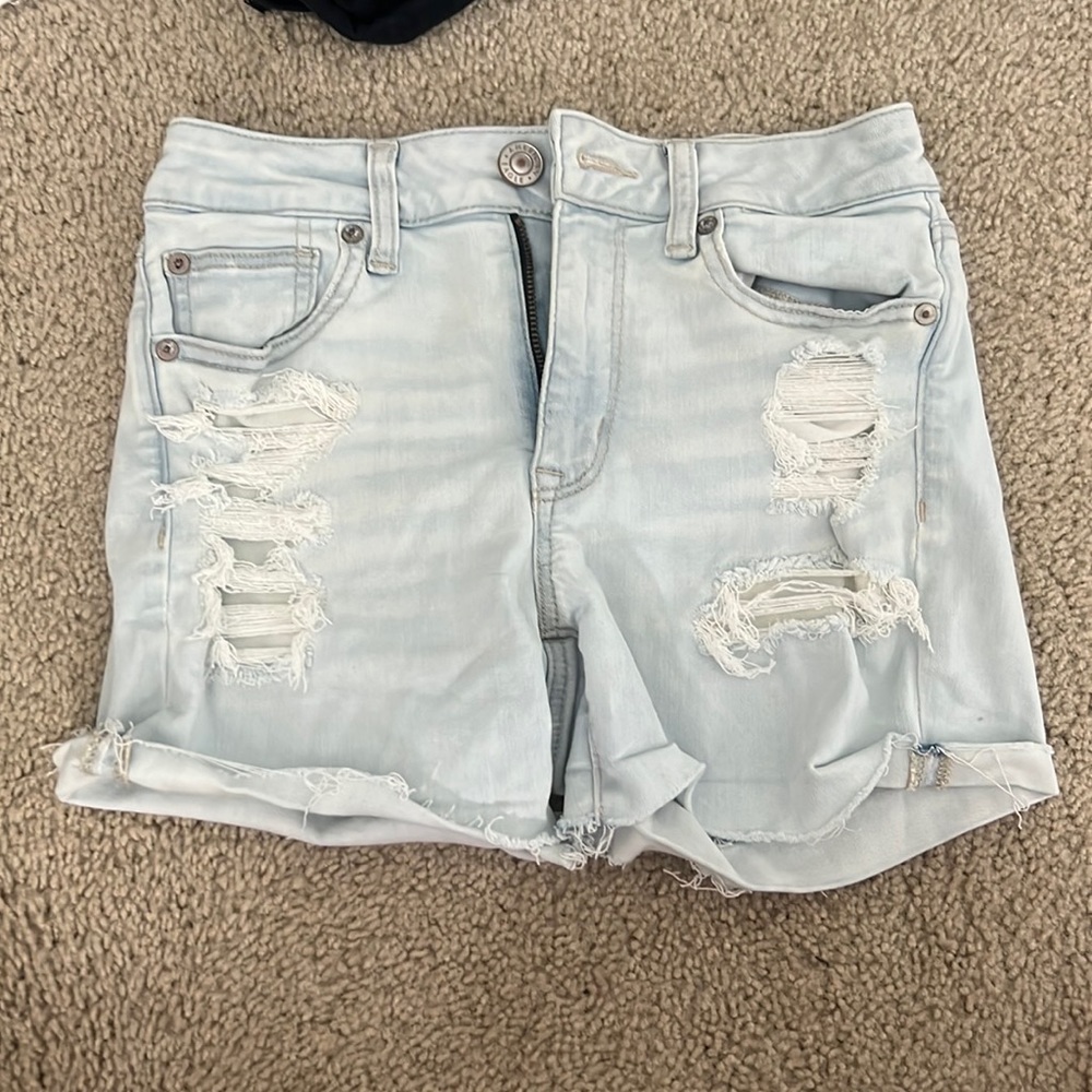 American Eagle next level stretch Jean shorts size 4